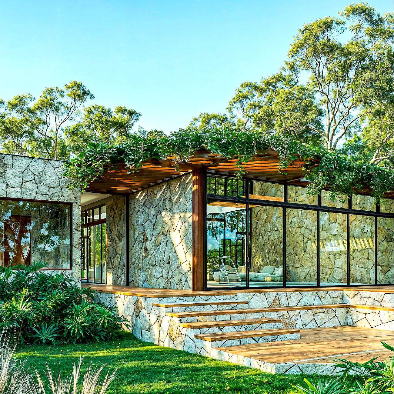 Arquitetura e natureza no Largo dos Ventos